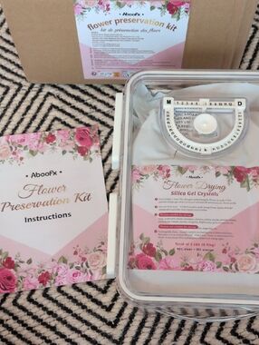 Flower Preservation Kit - Flower Drying & Silica Gel Crystals